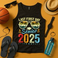 My Last First Day Senior 2025 Back To School Class Of 2025 Tank Top