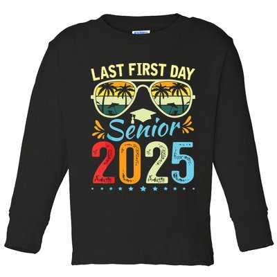 My Last First Day Senior 2025 Back To School Class Of 2025 Toddler Long Sleeve Shirt