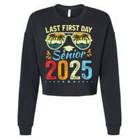 My Last First Day Senior 2025 Back To School Class Of 2025 Cropped Pullover Crew
