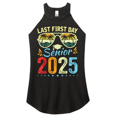 My Last First Day Senior 2025 Back To School Class Of 2025 Women's Perfect Tri Rocker Tank