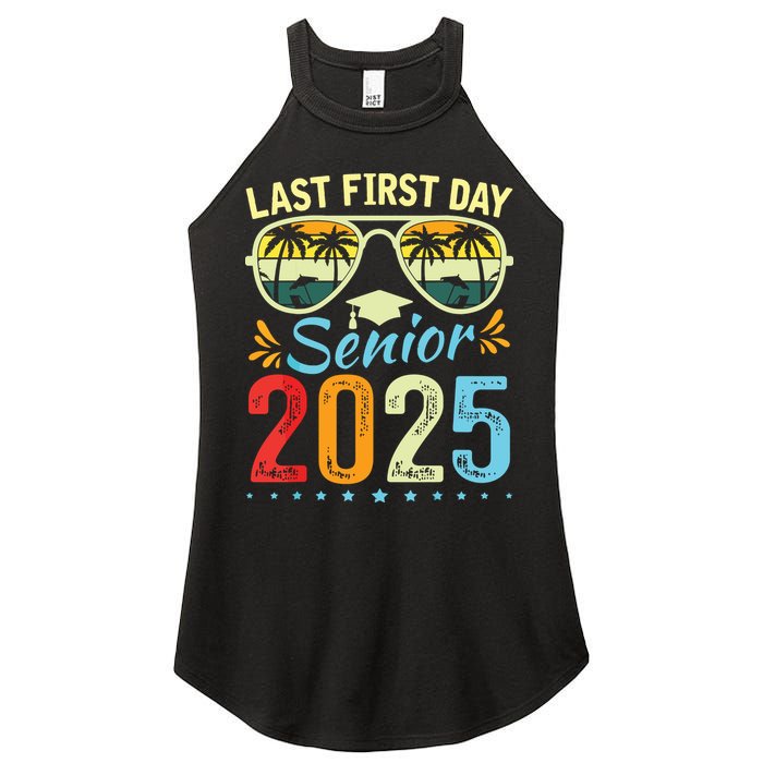 My Last First Day Senior 2025 Back To School Class Of 2025 Women's Perfect Tri Rocker Tank