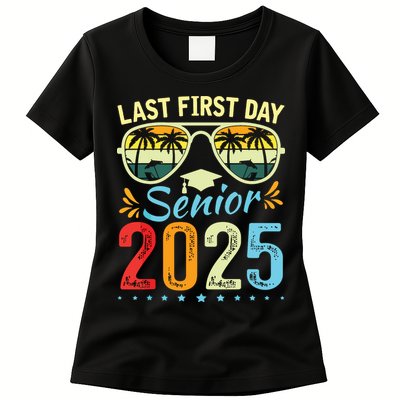My Last First Day Senior 2025 Back To School Class Of 2025 Womens T-Shirt