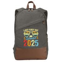 My Last First Day Senior 2025 Back To School Class Of 2025 Cotton Canvas Backpack