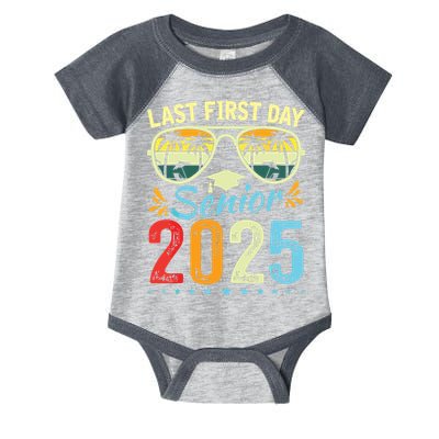 My Last First Day Senior 2025 Back To School Class Of 2025 Infant Baby Jersey Bodysuit