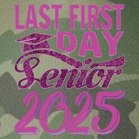 My Last First Day Senior Back To School 2025 Class Of 2025 Legacy Tie Dye Trucker Hat