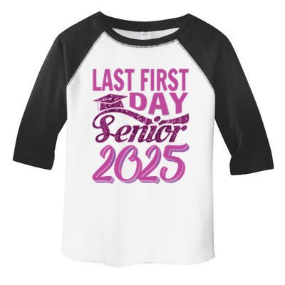 My Last First Day Senior Back To School 2025 Class Of 2025 Toddler Fine Jersey T-Shirt