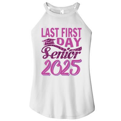 My Last First Day Senior Back To School 2025 Class Of 2025 Women's Perfect Tri Rocker Tank