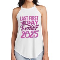 My Last First Day Senior Back To School 2025 Class Of 2025 Women's Perfect Tri Rocker Tank