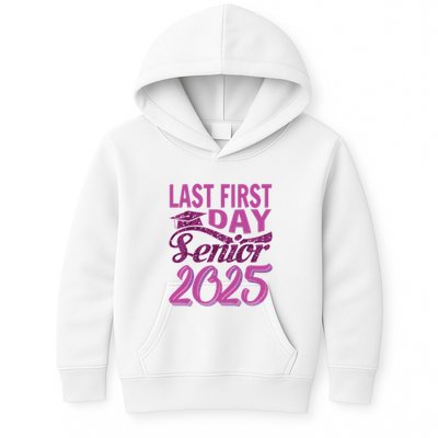 My Last First Day Senior Back To School 2025 Class Of 2025 Kids Hoodie