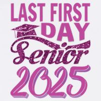 My Last First Day Senior Back To School 2025 Class Of 2025 Short Acrylic Beanie
