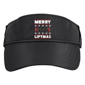 Merry Liftmas Funny Christmas Gym Workout Fitness Gift Adult Drive Performance Visor