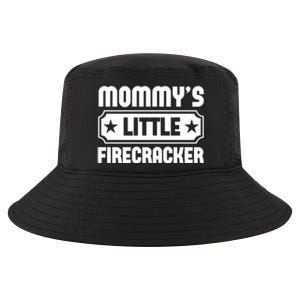 Mommys Little Firecracker Funny Mothers Day Funny Gift Cool Comfort Performance Bucket Hat