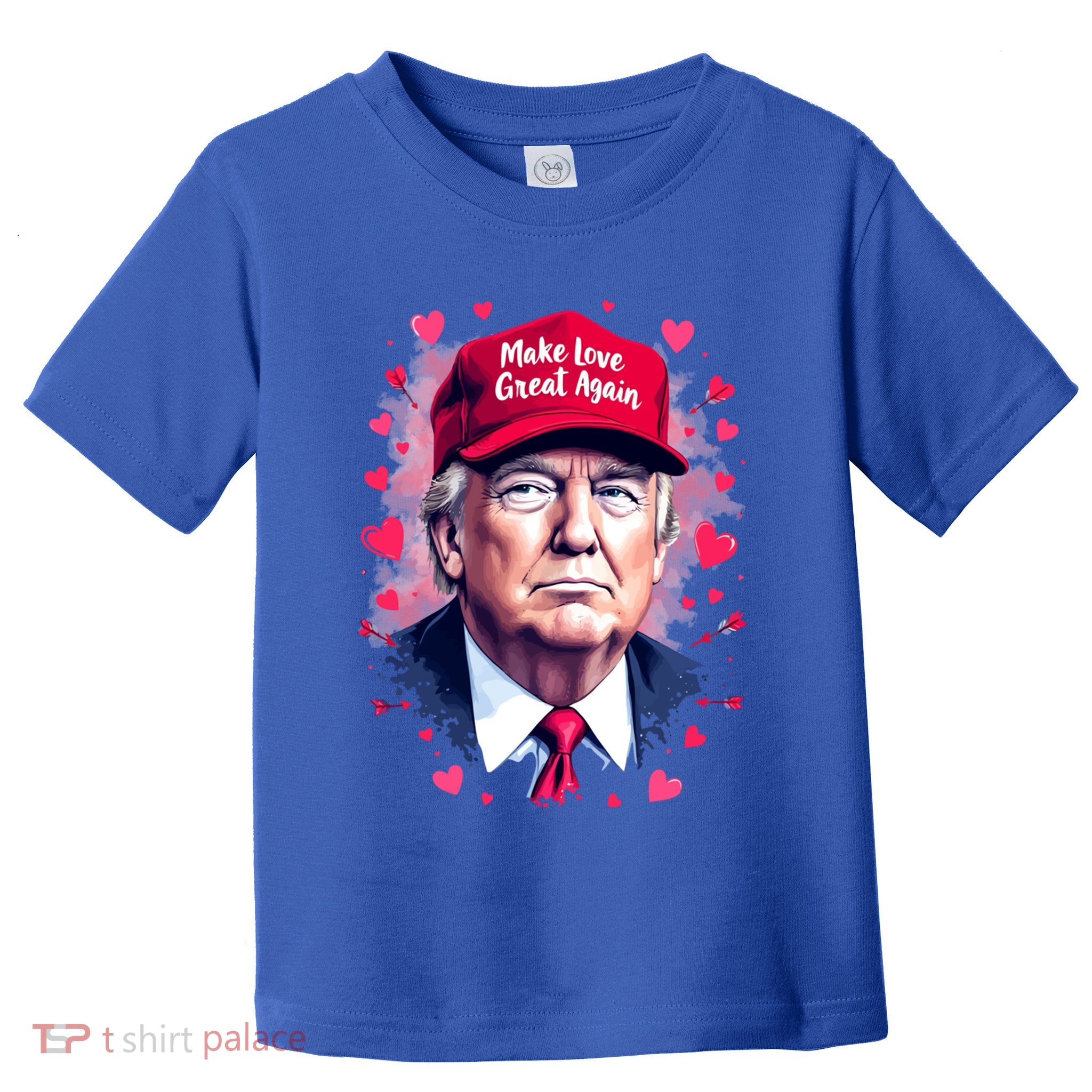 Make Love Great Again Funny Trump ValentineS Day 2025 Gift Toddler T-Shirt