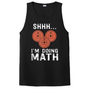 Math Lover Gym Weightlifting Funny Quote Workout Exercise PosiCharge Competitor Tank