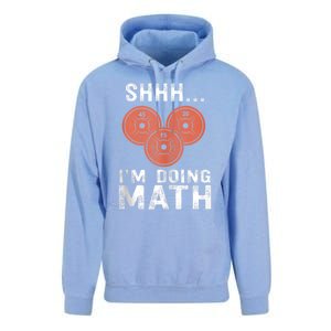 Math Lover Gym Weightlifting Funny Quote Workout Exercise Unisex Surf Hoodie