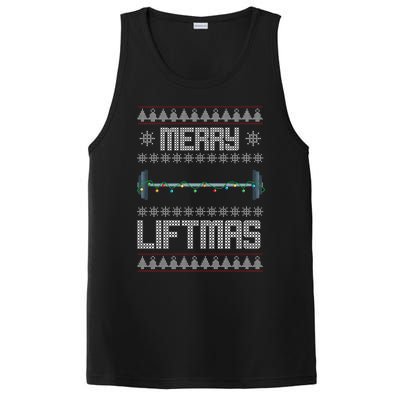 Merry Liftmas Gym Equipt Holiday Gift Ugly Christmas Great Gift PosiCharge Competitor Tank