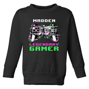 Madden Legendary Gamer Personalized Toddler Sweatshirt