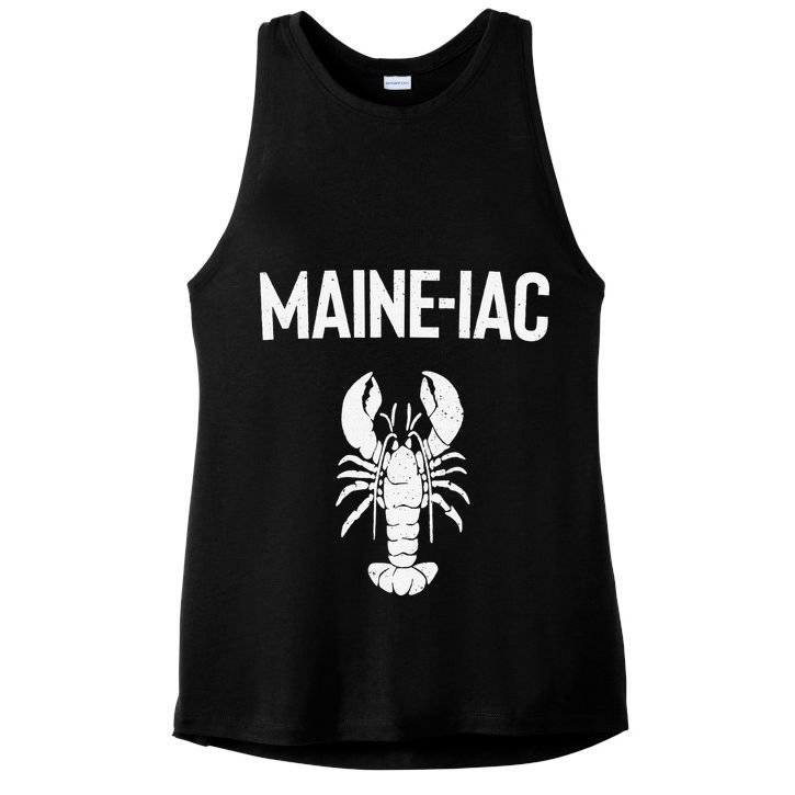 Maine Lobster Gift Lobster Fishing Trip Lobstering Fisherman Ladies PosiCharge Tri-Blend Wicking Tank