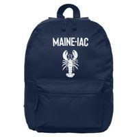 Maine Lobster Gift Lobster Fishing Trip Lobstering Fisherman 16 in Basic Backpack