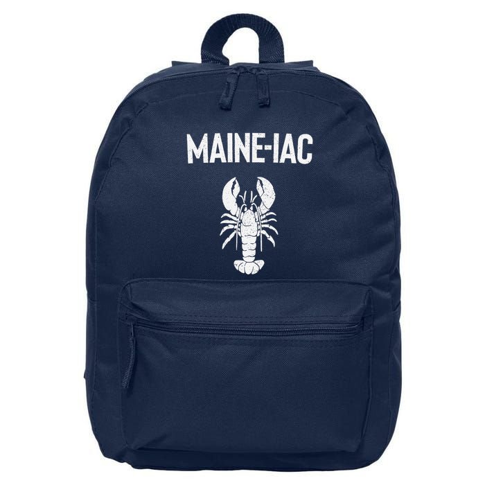 Maine Lobster Gift Lobster Fishing Trip Lobstering Fisherman 16 in Basic Backpack
