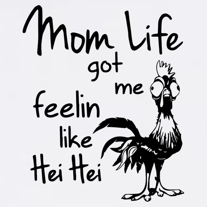 Mom Life Got Me Feelin Like Hei Hei 11oz C Handle Ceramic Mug