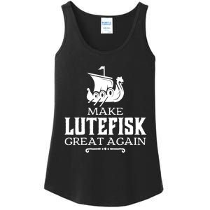 Make Lutefisk Great Again Ladies Essential Tank