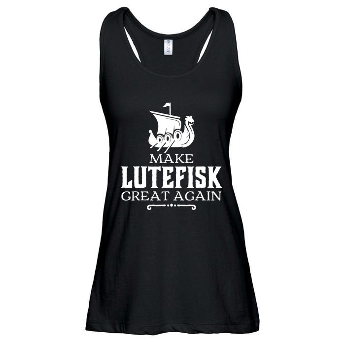 Make Lutefisk Great Again Ladies Essential Flowy Tank