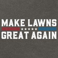 Make Lawns Great Again Cotton Canvas Backpack