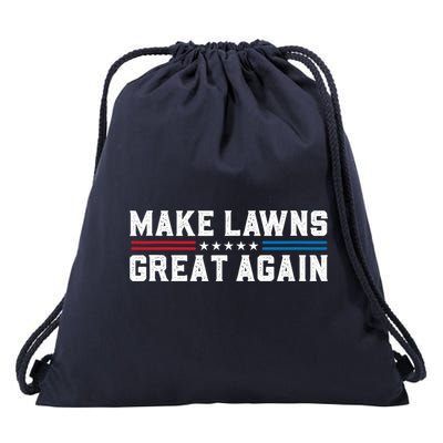 Make Lawns Great Again Drawstring Bag