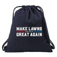 Make Lawns Great Again Drawstring Bag