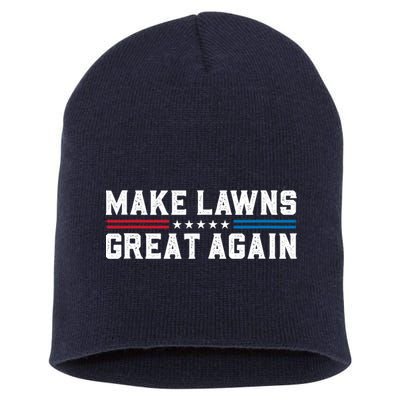 Make Lawns Great Again Short Acrylic Beanie