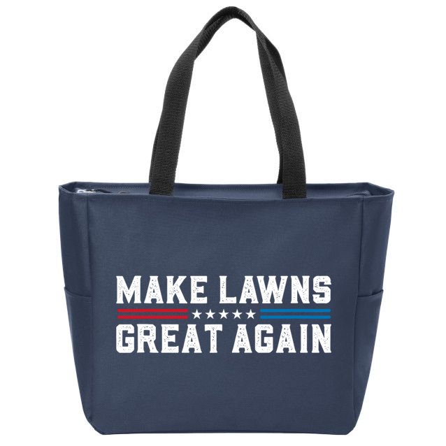 Make Lawns Great Again Zip Tote Bag