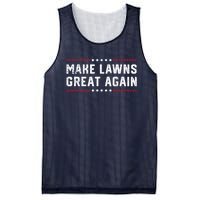 Make Lawns Great Again Mesh Reversible Basketball Jersey Tank