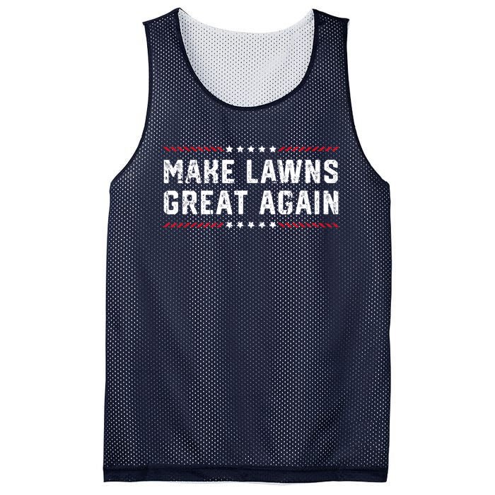 Make Lawns Great Again Mesh Reversible Basketball Jersey Tank