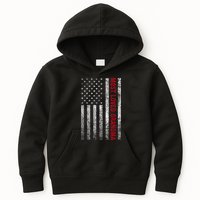 Most Loved Grandma Grandmother Vintage American Flag USA Kids Hoodie