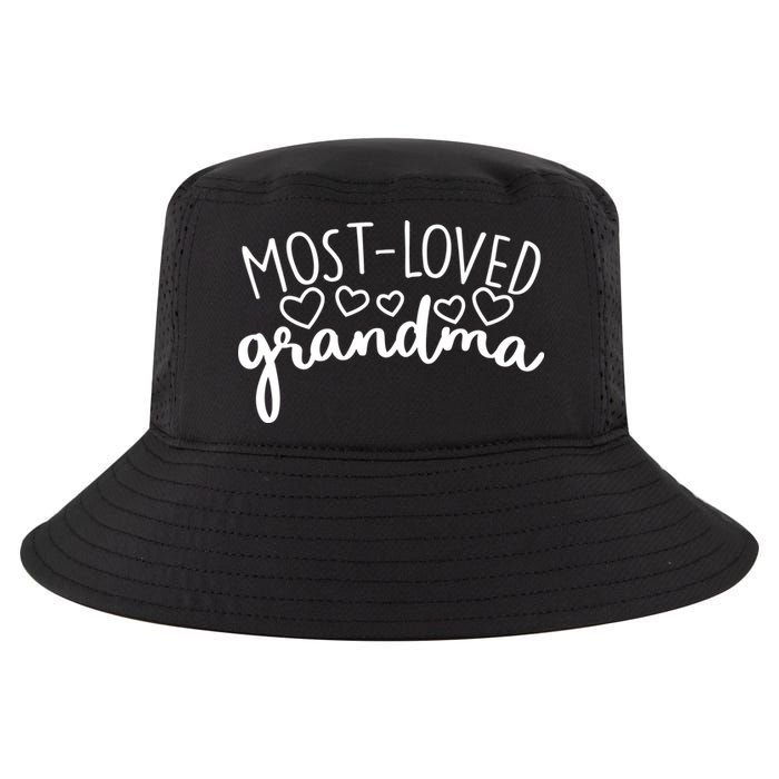 Most Loved Grandma Cool Comfort Performance Bucket Hat
