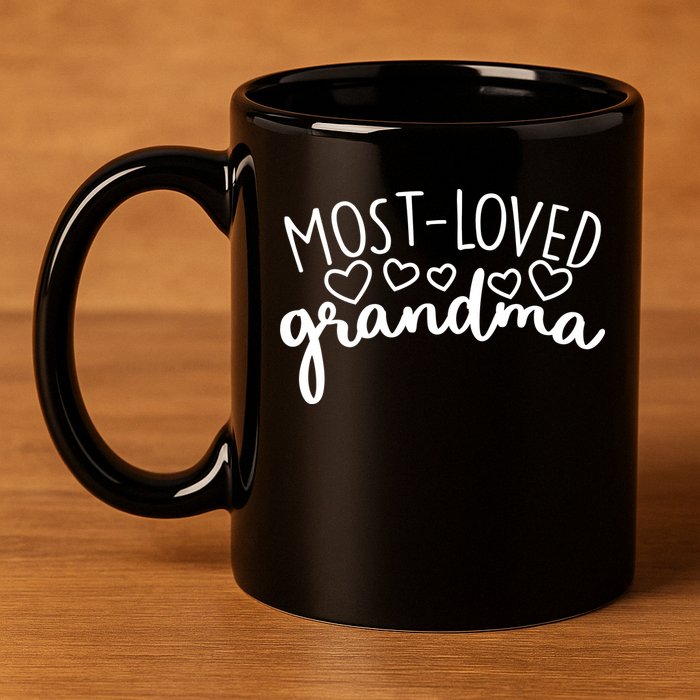 Most Loved Grandma 11oz C Handle Ceramic Mug