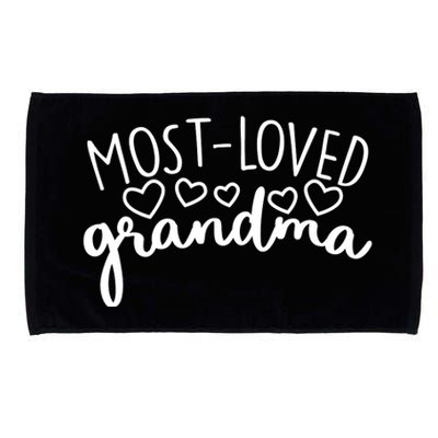 Most Loved Grandma Microfiber Hand Towel