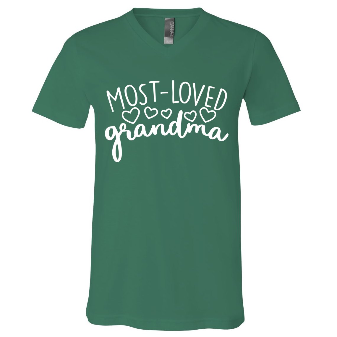 Most Loved Grandma V-Neck T-Shirt