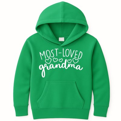 Most Loved Grandma Kids Hoodie
