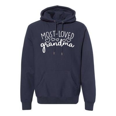 Most Loved Grandma Premium Hoodie