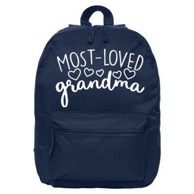 Most Loved Grandma 16 in Basic Backpack