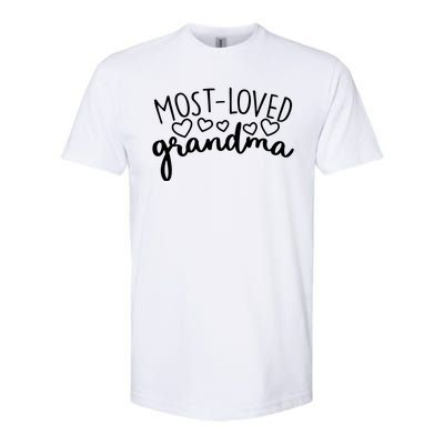 Most Loved Grandma Softstyle® CVC T-Shirt