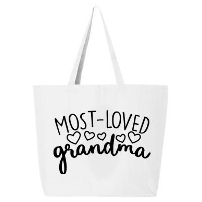 Most Loved Grandma 25L Jumbo Tote