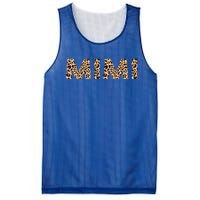 Mimi Leopard Grandma Mothers Day Christmas Birthday Cute Gift Mesh Reversible Basketball Jersey Tank