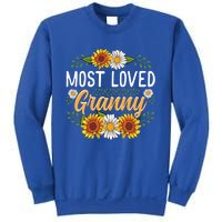 Most Loved Granny Sunflower Cute Mothers Day Funny Gift Sweatshirt