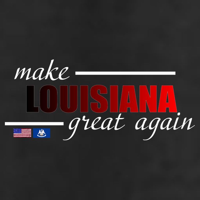 Make Louisiana Great Again 7 Panel Mesh Trucker Snapback Hat