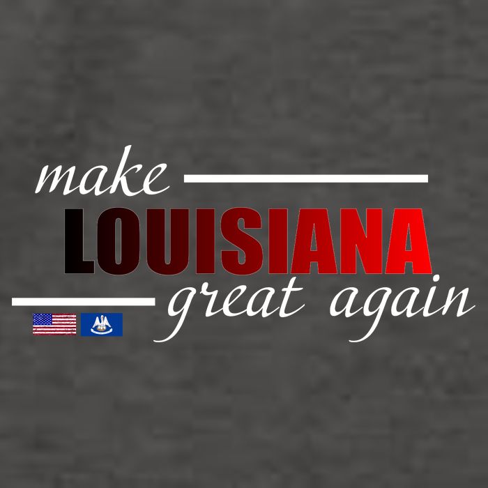 Make Louisiana Great Again Vector Backpack