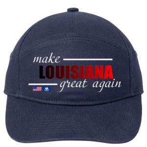 Make Louisiana Great Again 7-Panel Snapback Hat