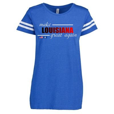 Make Louisiana Great Again Enza Ladies Jersey Football T-Shirt